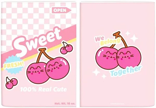 NOTES PAMIĘTNIK PUSHEEN FRUITS ZESTAW 6 EL. (60070)