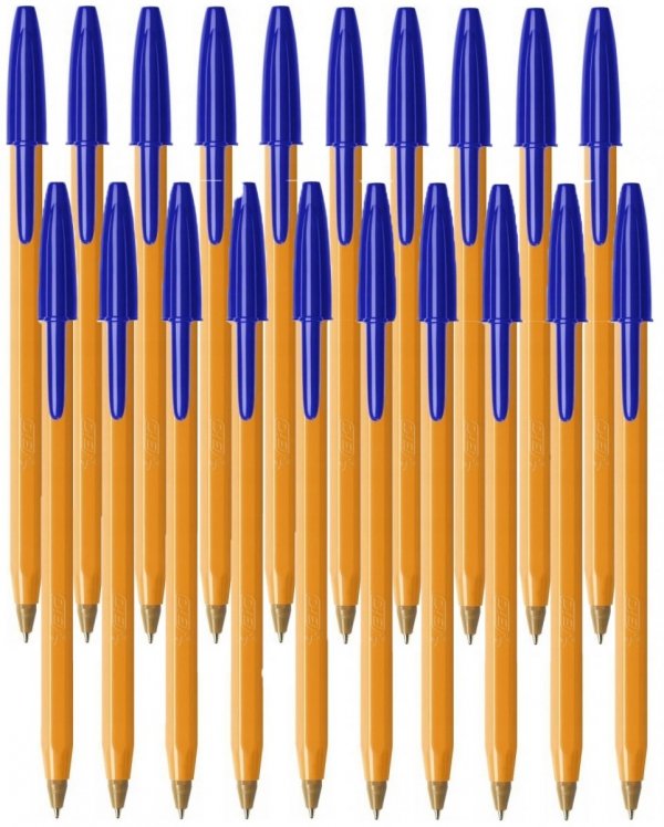 20 x Długopis BIC Orange Original Fine wkład niebieski (01113)