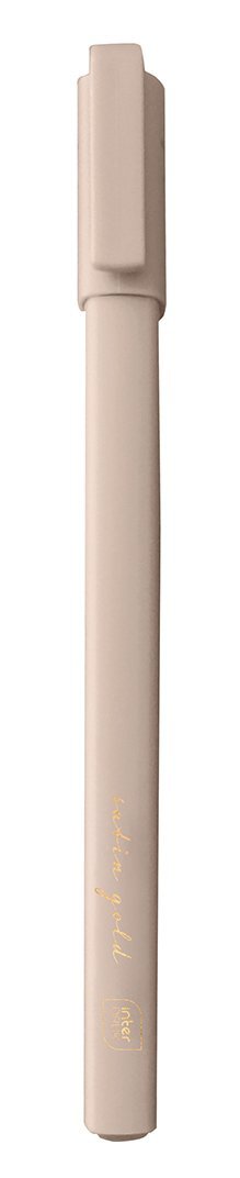 6x Długopis żelowy SATIN GOLD 0,5 mm INTERDRUK (13287SET6CZ)