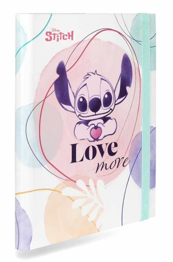 Teczka skrzydłowa z gumką A4 przestrzenna STITCH (75200)