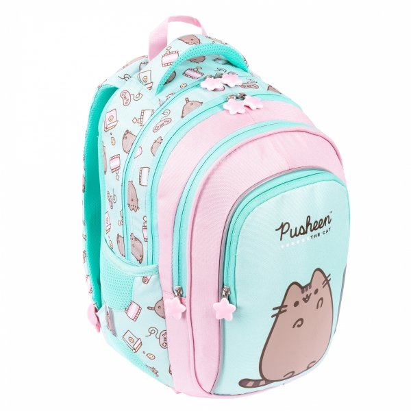 Plecak wczesnoszkolny ST.Right PUSHEEN MINT Kot Kotek BPL-58 (63178)