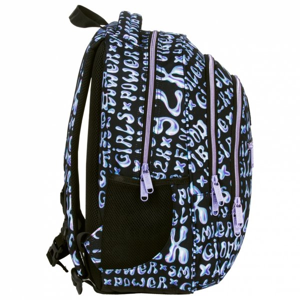 Plecak szkolny młodzieżowy BackUP 26 L NAPISY HOLO (PLB6O08)