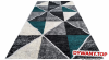 OLYMPOS dark grey / dark green trójkąty zielone