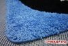 FLORA SHAGGY wycinany 3D niebieski 120x180