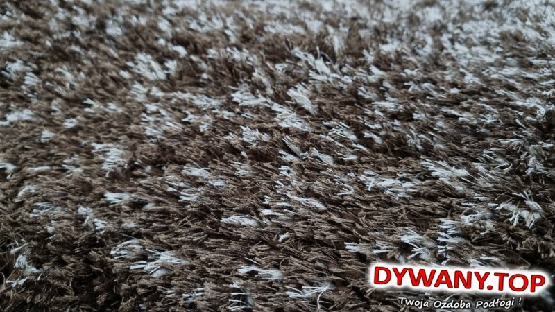PUFFY STYLE brąz brown vizon 3D