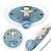 Lampa LED sufitowa plafon do pokoju dziecięcego ściemniana LUMELA + pilot astronauta