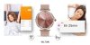 Smartwatch Damski Veltori VT320-1 Złota Bransoleta + Różowy Pasek Silikonowy