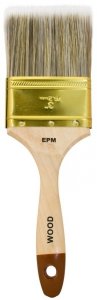PĘDZEL ANGIELSKI PŁASKI WOOD 76MM - 3'