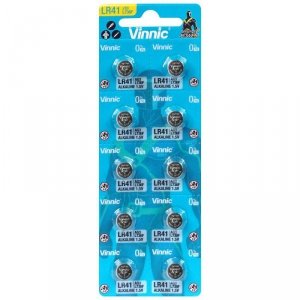 Bateria alkaiczna guzikowa Vinnic LR41 LR736 blister 10szt