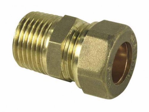 ZŁĄCZKA MOSIĘŻNA 1/2&#039;*15MM ZACISKOWA