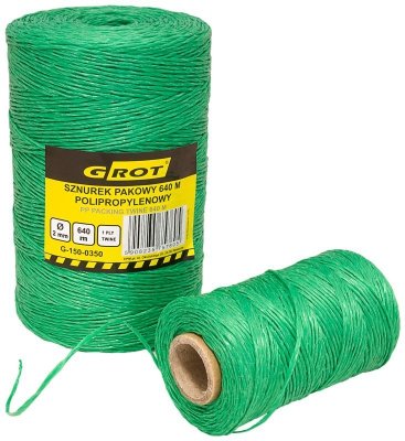 SZNUREK POLIPROPYLENOWY PAKOWY  2MM 640MB