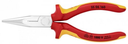 SZCZYPCE TNĄCE PÓŁOKRĄGŁE PROSTE IZOLOWANE 160MM
