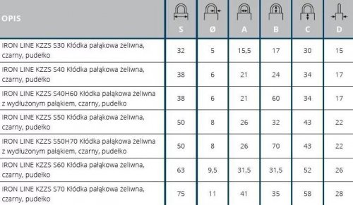 KŁÓDKA PAŁĄKOWA ŻELIWNA CZARNY IRON LINE KZZS S40H60