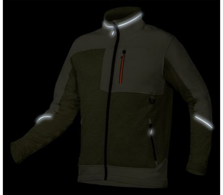 BLUZA SOFTSHELL OUTDOOR ZIELONA ROZMIAR L
