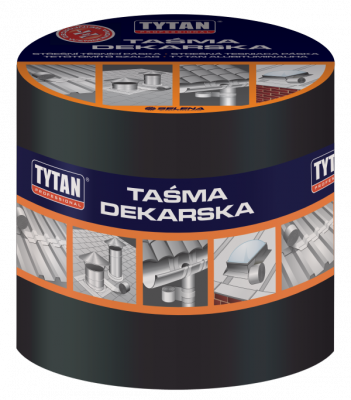 TAŚMA USZCZELNIAJĄCA DEKARSKA 15CM*10MB GRAFIT