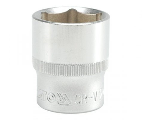 NASADKA KRÓTKA 6-KĄTNA CHROMOWANA 1/2&#039;&#039; 24MM