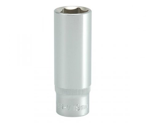 NASADKA DŁUGA 6-KĄTNA CHROMOWANA 1/2&#039;&#039; 19MM