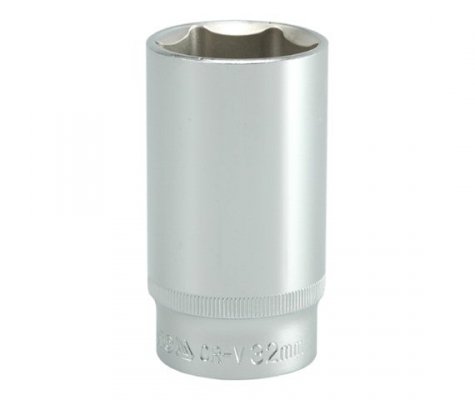 NASADKA DŁUGA 6-KĄTNA CHROMOWANA 1/2&#039;&#039; 32MM