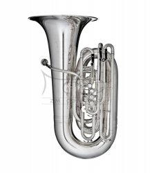 MELTON MEINL WESTON tuba C Ursus 3225-S, 4/4, 4 wentyle tłokowe, posrebrzana, z futerałem