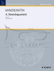 Hindemith, Paul: Kwartet smyczkowy Nr.4 (wcześniej Nr.3) op. 22 Studienpartitur