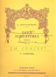 Gretchaninoff, Alexander Phantasme op.145: Deux Miniatures na saksofon altowy i fortepian