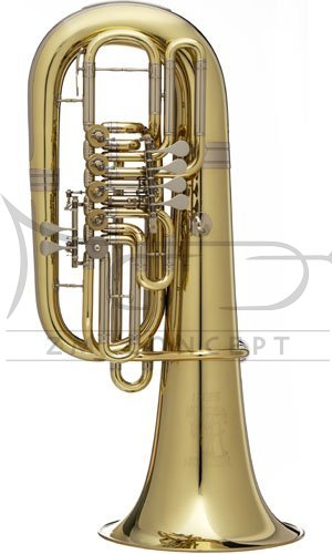 MELTON MEINL WESTON tuba F 14-L &quot;TROLLEY&quot;, travel tuba, 4 wentyle obrotowe, lakierowana, z futerałem