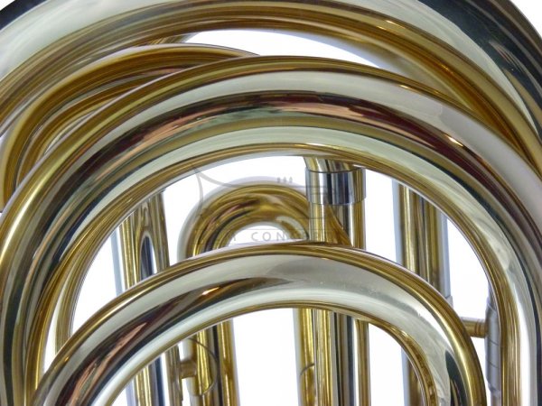 JOHN PACKER tuba B model JP179B, 4 wentylowa, lakierowana, z futerałem