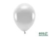Balony Eco 26cm metalizowane, srebrny (1 op. / 100 szt.)