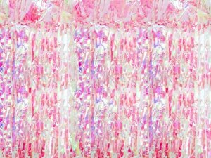 Kurtyna Party, opalizujący różowy, 100x200cm (1 karton / 100 szt.)