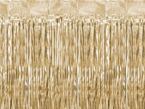Kurtyna Party, elegancki złoty, 100x200cm (1 karton / 100 szt.)