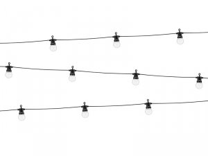 Lampki dekoracyjne LED, czarny, 5m