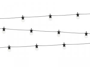 Lampki dekoracyjne LED, czarny, 5m