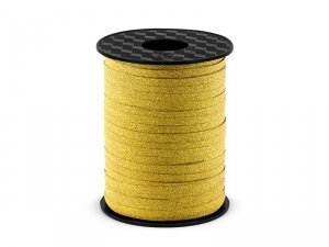 Wstążka plastikowa, złoty, 5mm/225m