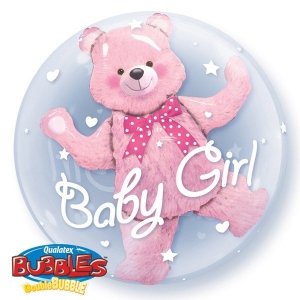 BABY PINK BEAR 24 DOUBLE BUBBLE YUY