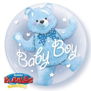 BABY BLUE BEAR 24 DOUBLE BUBBLE YUY