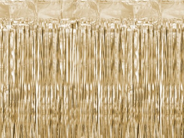 Kurtyna Party, elegancki złoty, 100x200cm (1 karton / 100 szt.)