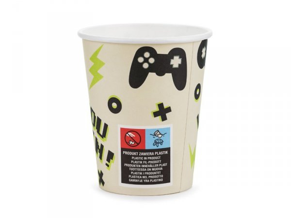 Kubeczki Gamer, 220 ml, mix (1 op. / 6 szt.)