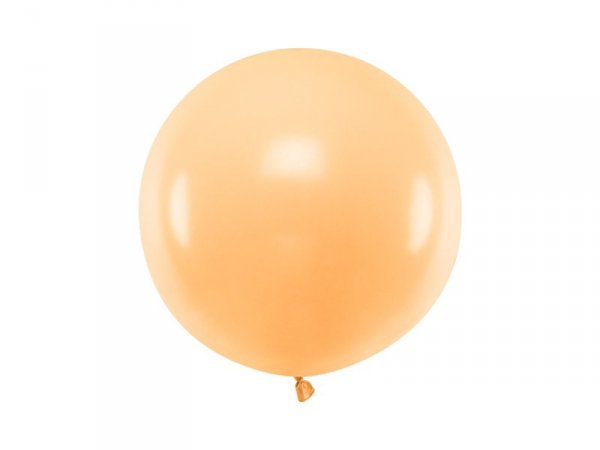 Balon okrągły 60cm, Pastel Light Peach