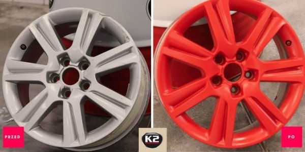 K2 COLOR FLEX Guma w sprayu &quot;jasno zielony&quot; 400ml