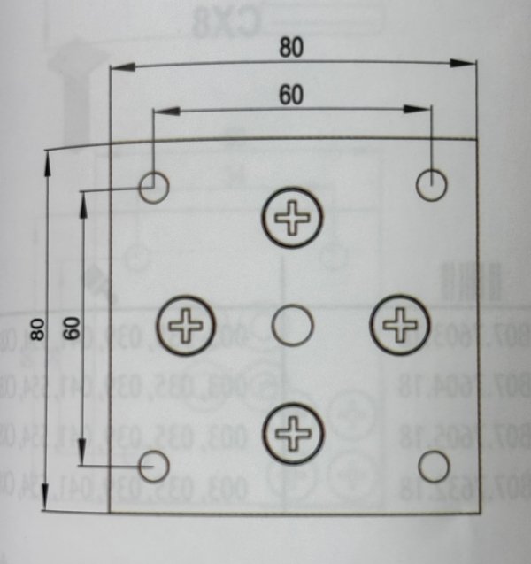 Nóżka meblowa R20 średnica 60mm wys. 100mm Miedź