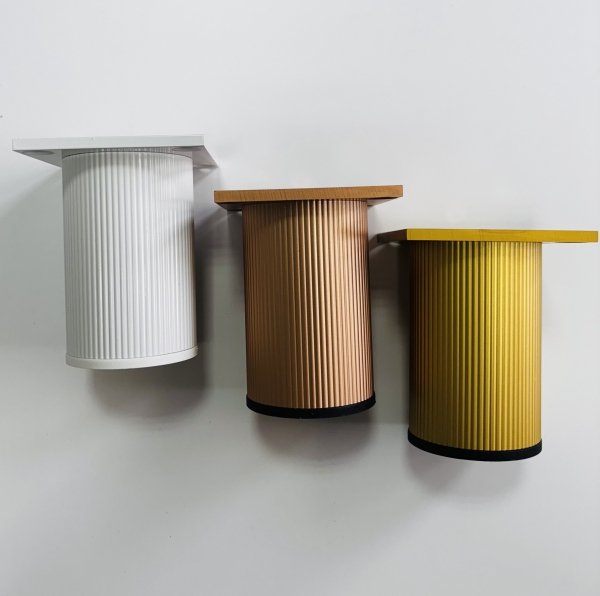 Nóżka meblowa R20 średnica 60mm wys. 120mm Biały