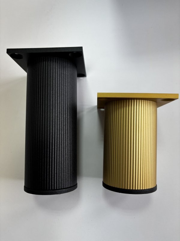 Nóżka meblowa R20 średnica 60mm wys. 100mm Złoty