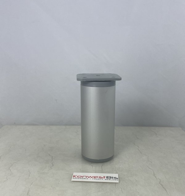 Nóżka meblowa okrągła 150mm Aluminium