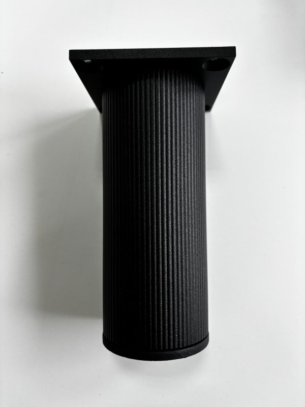 Nóżka meblowa R20 średnica 60mm wys.200mm Czarny