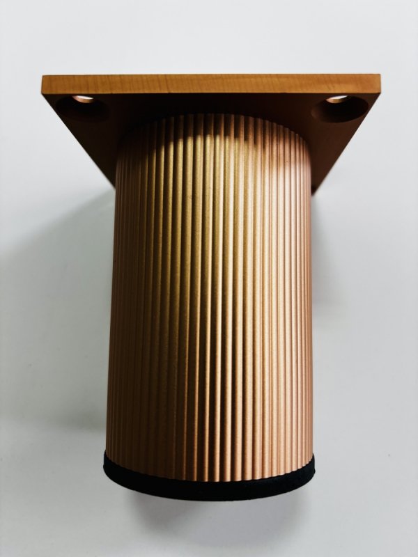 Nóżka meblowa R20 średnica 60mm wys. 100mm Miedź