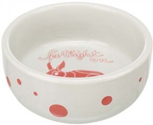 Trixie Miska ceramiczna dla królika 240ml nadruk