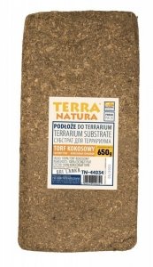 Terra Natura Podłoże do terrarium - brykiet, torf kokosowy 650g