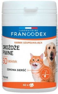 Francodex Drożdże piwne dla psa^kota 60 tabletek