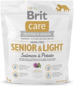 Brit Care N Senior Light GrainFree Salmon&Pota karma dla starszych psów z łososiem i ziemniakami 1kg