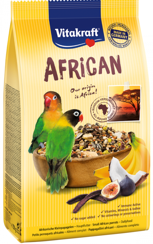 Vitakraft African dla małych papug 750g